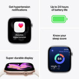 Apple Watch Series 11 GPS 42mm Black Sport Band (British brand)