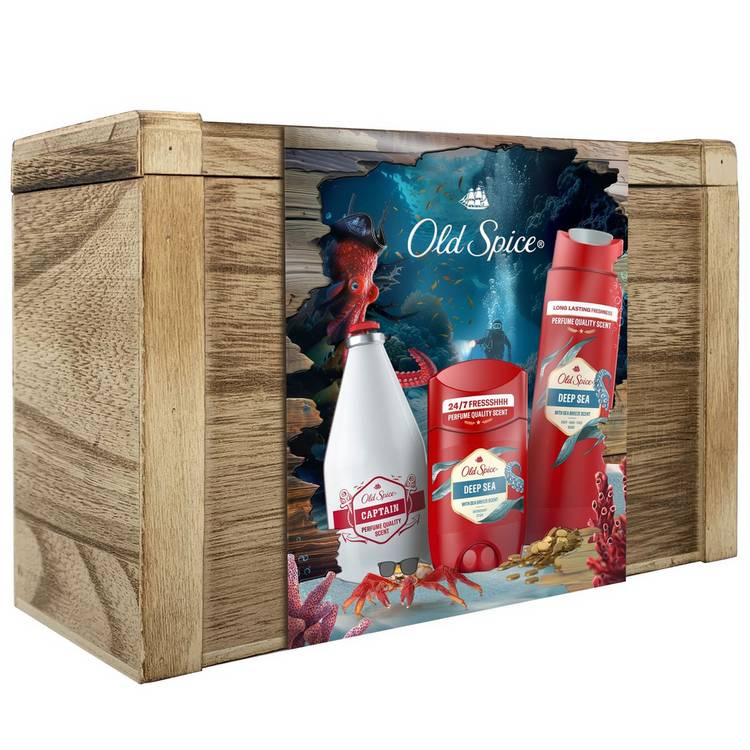 Old Spice Treasure Chest Gift Set - British product