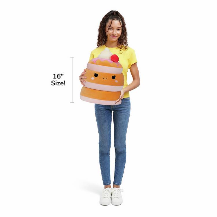 Squishmallows Sawtelle Pancakes soft toy 16 inch, UK version