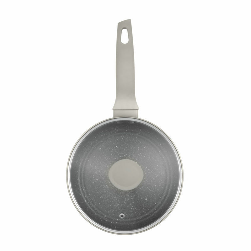 Russell Hobbs 3-piece PFAS-free aluminium saucepan set grey - British product