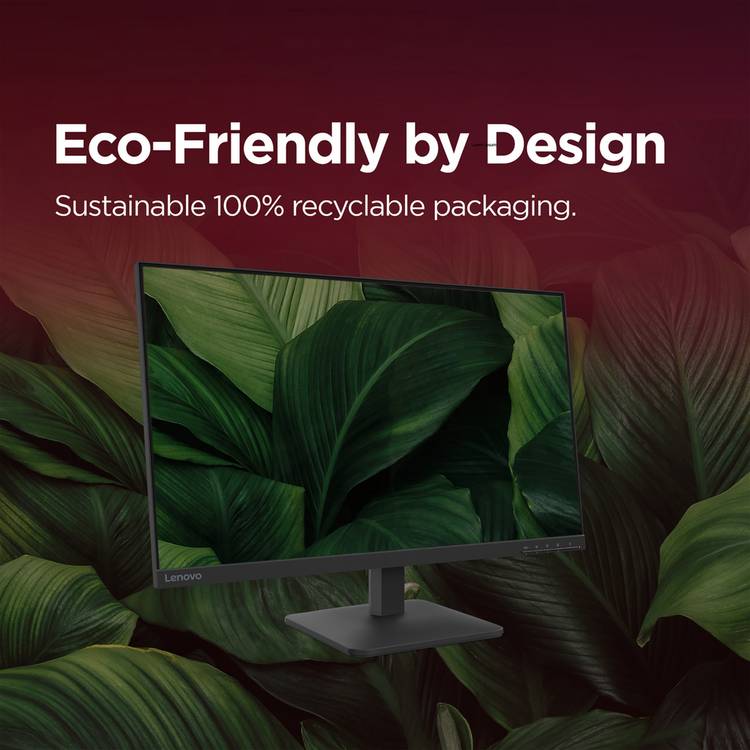 Lenovo L27-4e 27in Full HD monitor - British product