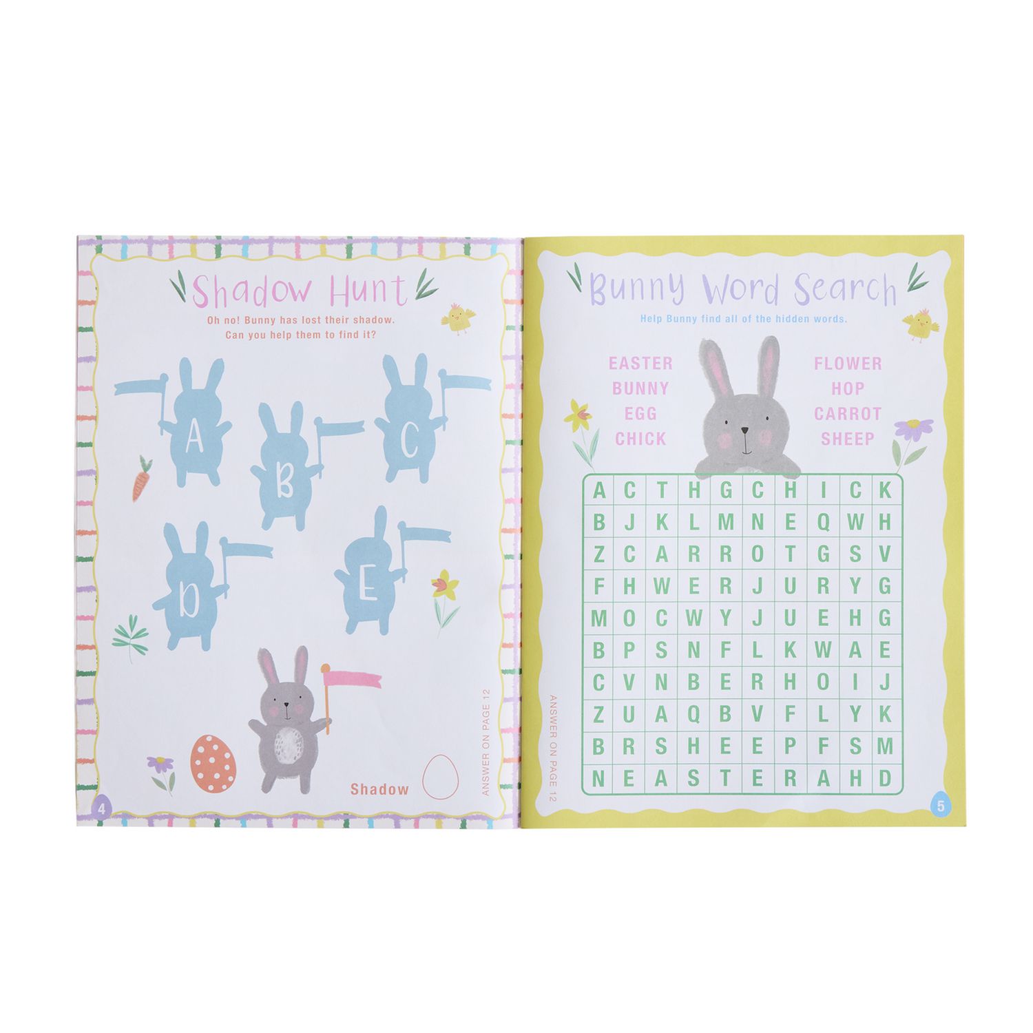 Argos Home Easter activity book with animal masks and stickers, imported from the UK