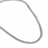 Uncommon Souls men's silver tone rope chain necklace 20in - British product