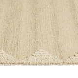 Habitat beige wool rug with diamond border 120x170cm, UK version