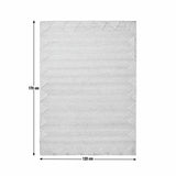 Habitat beige wool rug with diamond border 120x170cm, UK version
