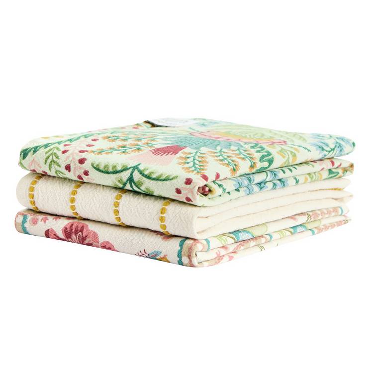 Sanderson National Trust cotton tea towels 66x46cm (British brand)