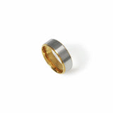 Uncommon Souls Mixed Metal Stainless Steel Band Ring - S/M