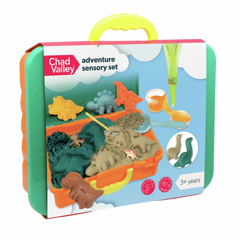 Chad Valley Sensory Adventure Set with slime and sand, UK version