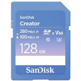 SanDisk Creator 128GB SD UHS-II memory card - British product