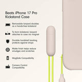 Beats iPhone 17 Pro kickstand case Lime Stone (British brand)