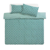 Habitat Geo Box Print Teal bedding set single (British brand)