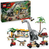 LEGO building toy Jurassic World Raptor and Titanosaurus Mission 582 pieces - British product