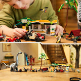 LEGO building toy Jurassic World Raptor and Titanosaurus Mission 582 pieces - British product