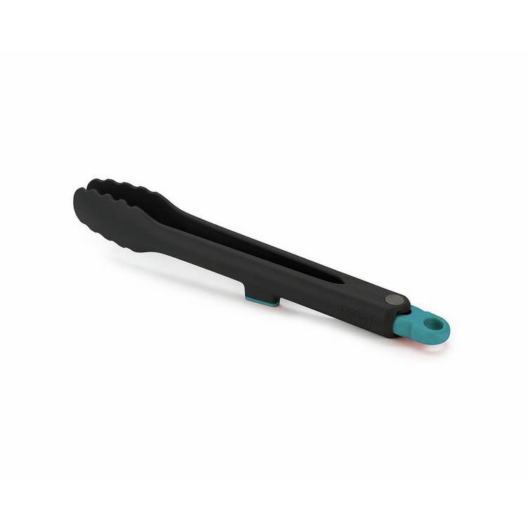 Joseph Joseph lockable tongs turquoise - British product