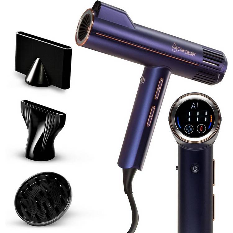 H2O GlamHAIR hair dryer with AI technology, UK version
