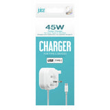 Juice 45W USB-C charger 1.5m cable - British product