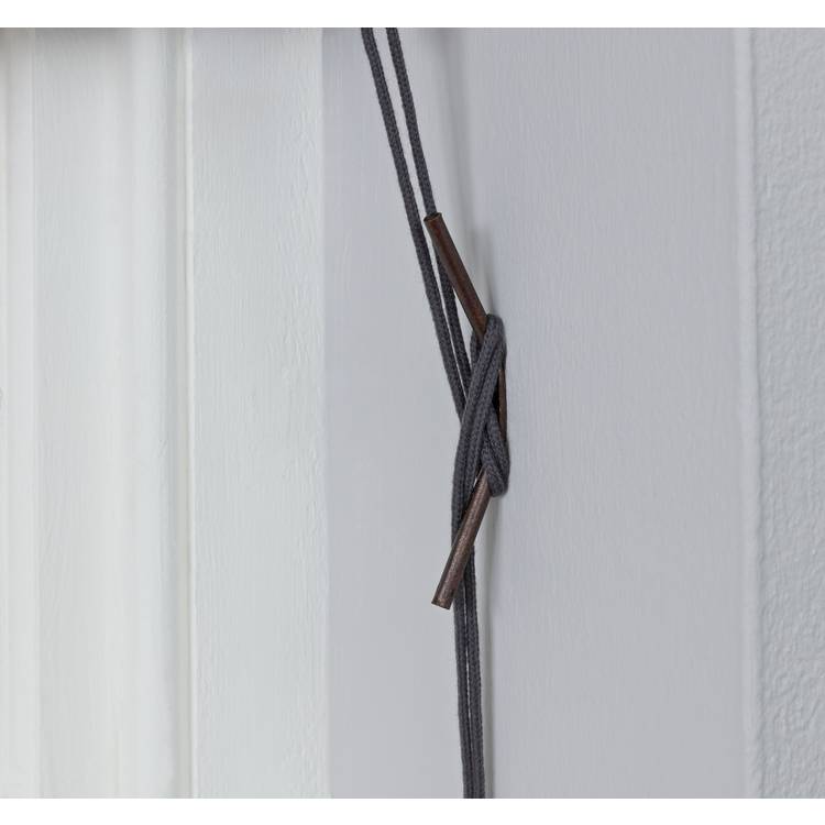 Little Black Book bamboo grey roller blind 90cm (British brand)