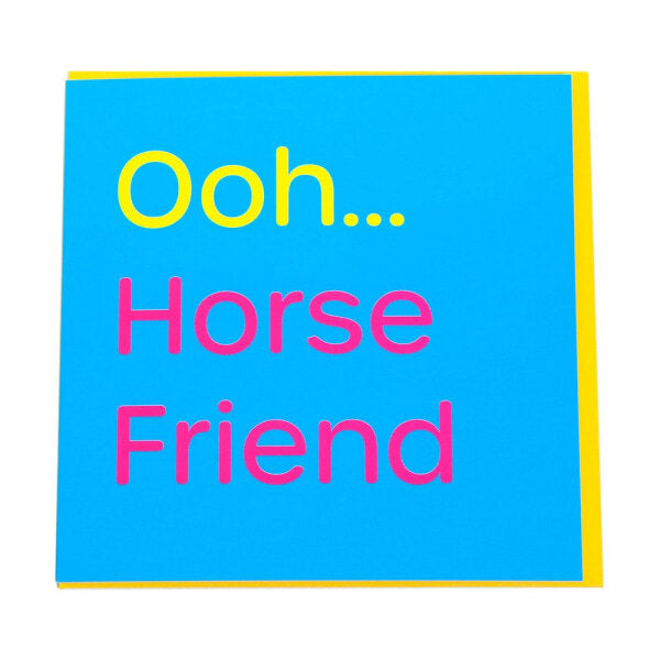 Gubblecote Horse Friend Card