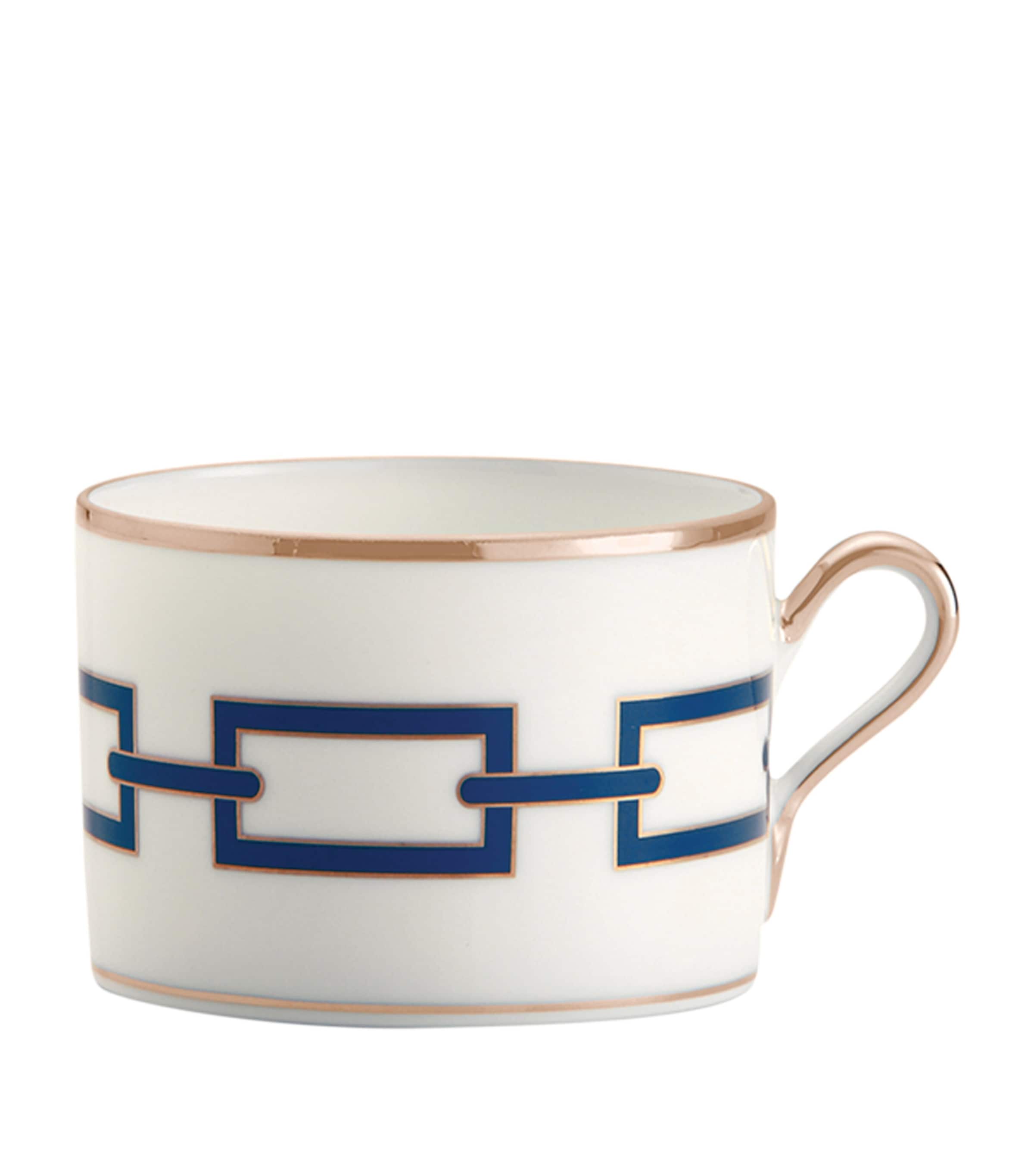 GINORI 1735 Catene Zaffiro teacup, UK version