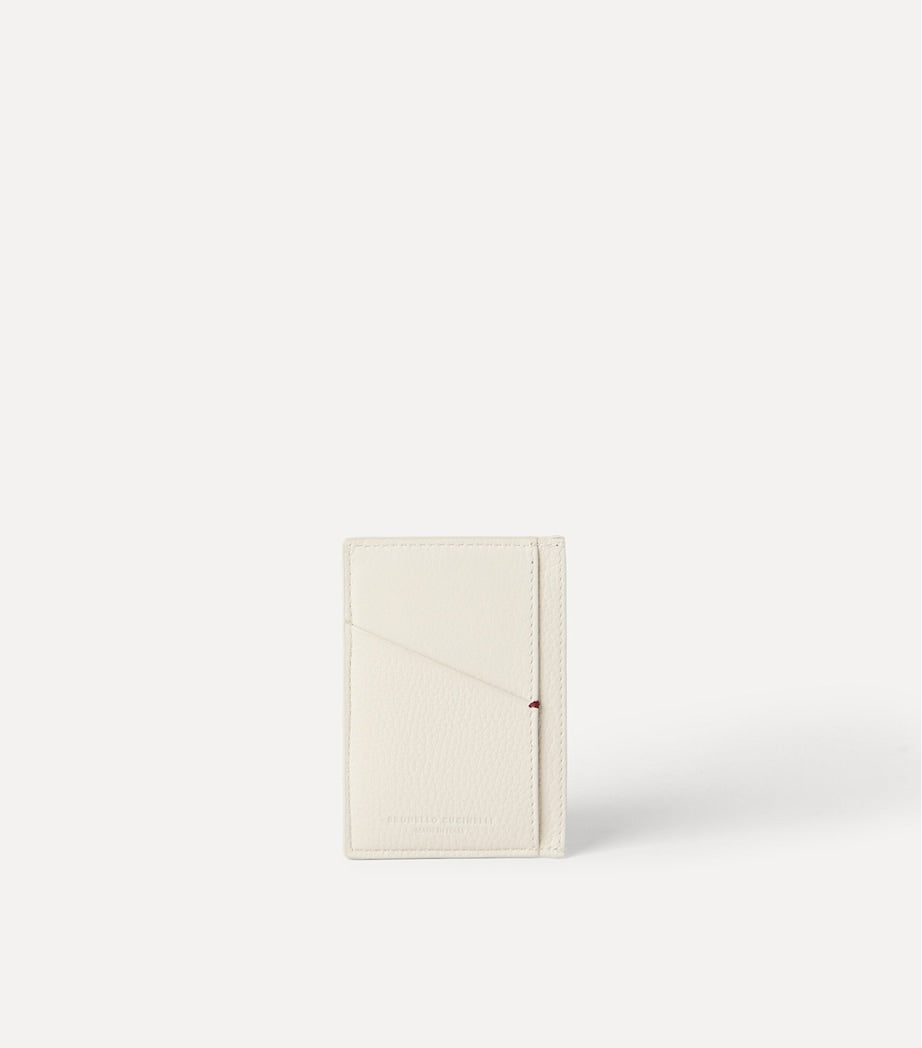 Brunello Cucinelli leather card holder, imported from the UK
