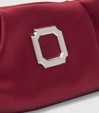 Malone Souliers Vittoria Soft satin clutch bag (British brand)