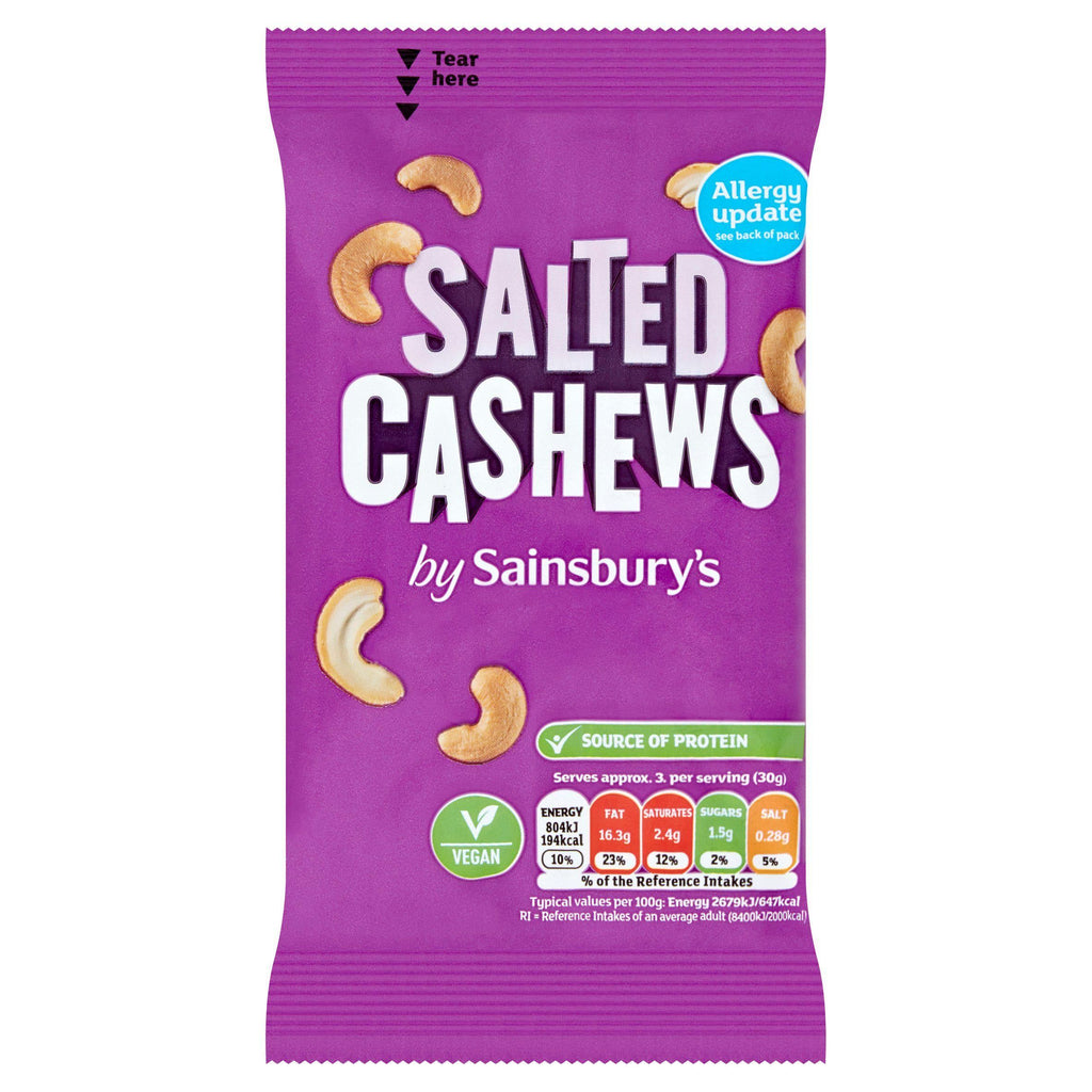 Sainsbury's Salted Cashew 100g