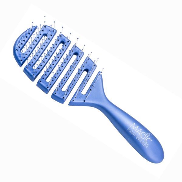 Magic detangler brush blue with fashion wallet - British product