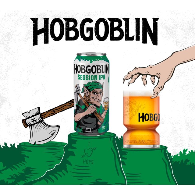 Hobgoblin Session IPA Ale Beer Cans   10 x 440ml - McGrocer