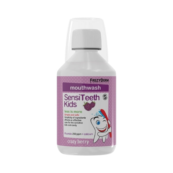 FrezyDerm Sensiteeth Kids Mouthwash 250ml (British brand)