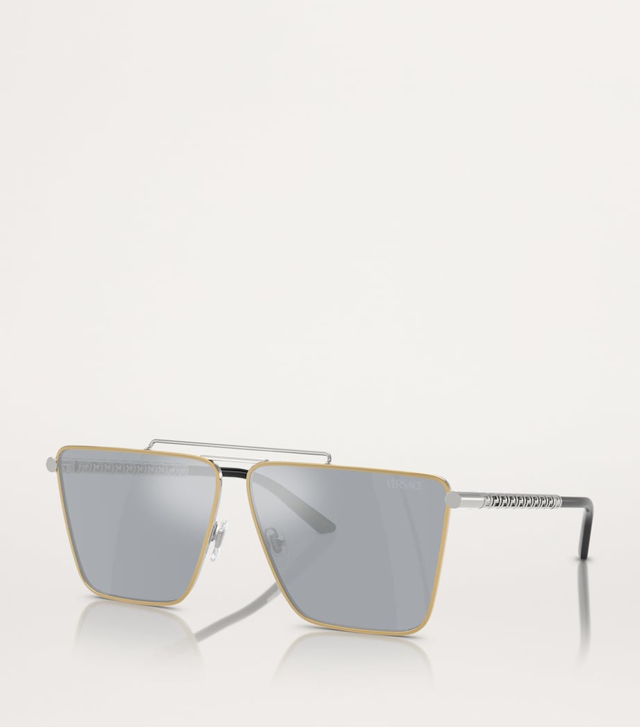 Versace metal sunglasses with UV protection, UK version