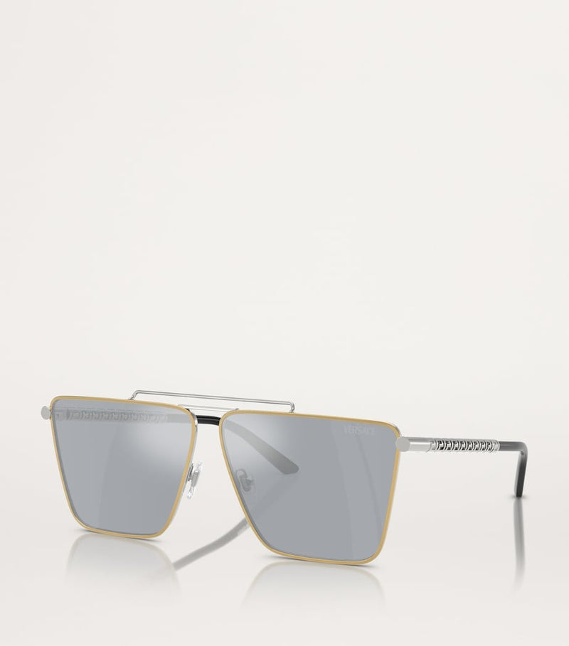 Versace metal sunglasses with UV protection, UK version