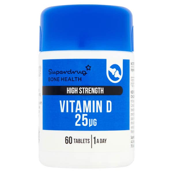 Superdrug Vitamin D 25µg 60s