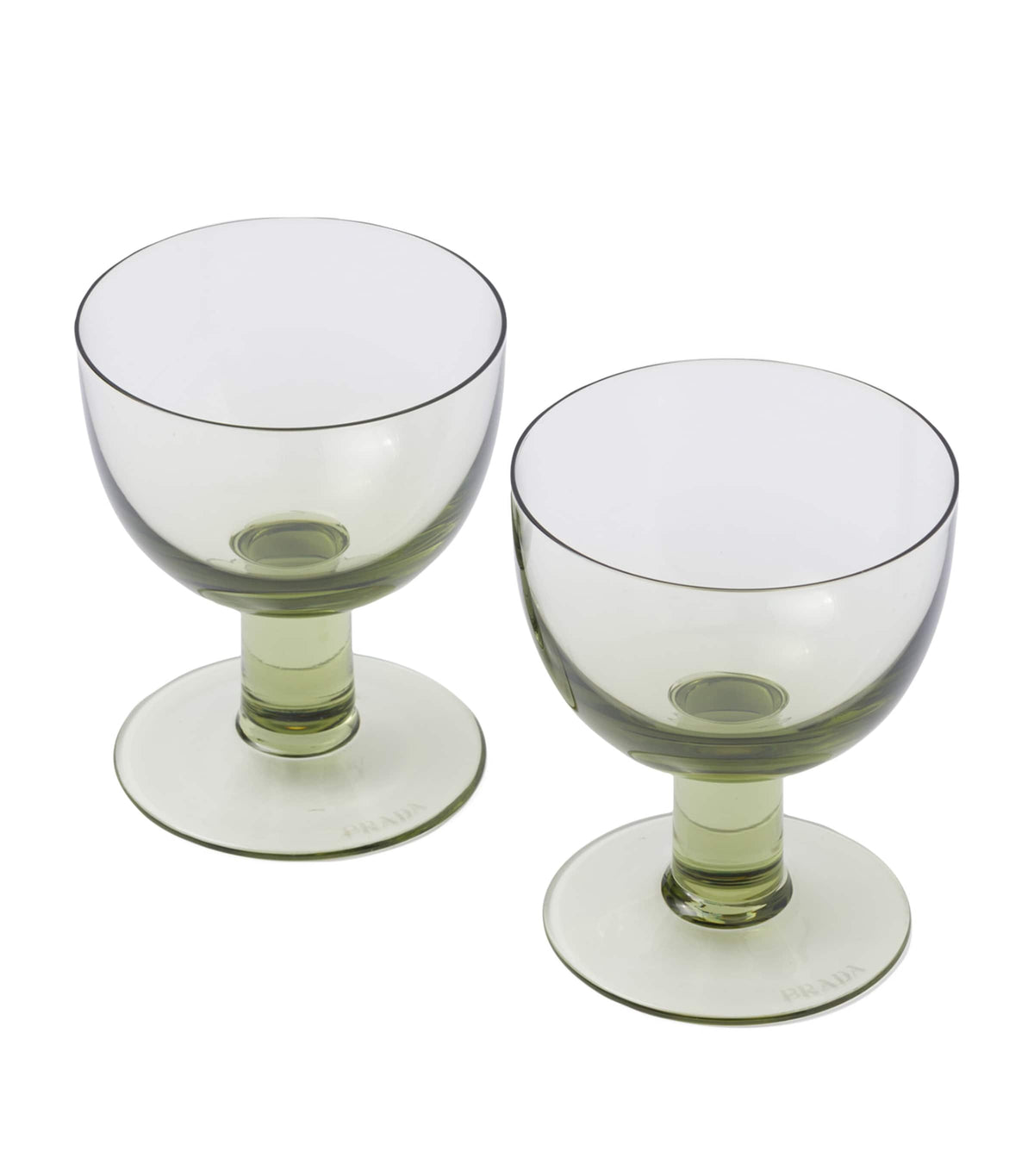 Prada Plinth water glasses set of two, imported from the UK