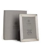 Carrs Silver sterling silver fluted photo frame 5x3.5 inch - British product