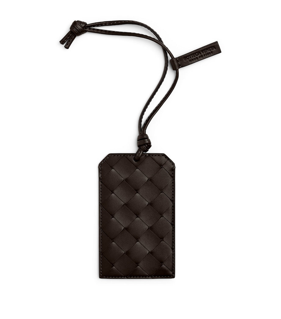 Bottega Veneta Intrecciato leather badge holder - British product