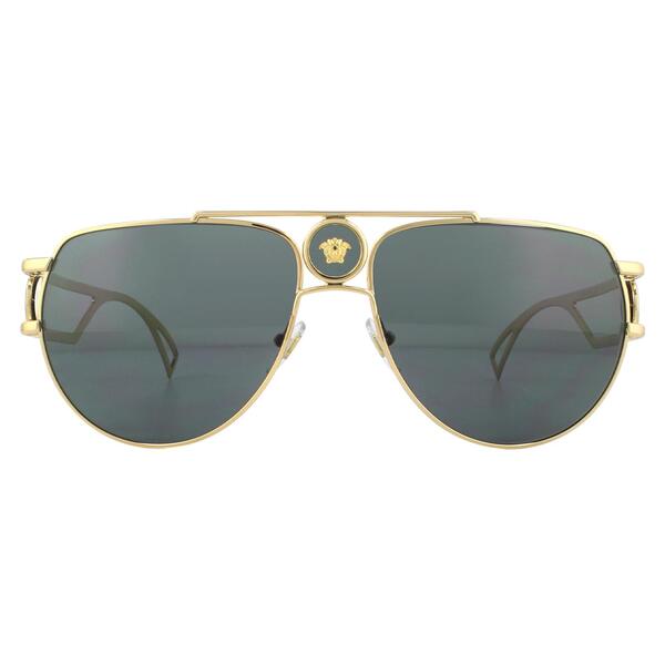 Versace VE2225 gold unisex sunglasses - British product