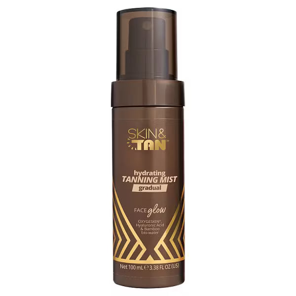 Skin & Tan Face Glow Hydrating Tanning Mist 100ml (British brand)