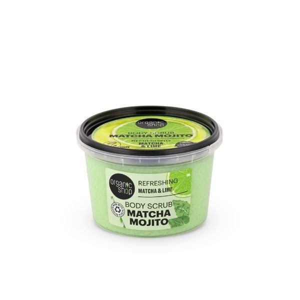 Organic Shop body scrub Matcha Mojito 250ml - British product