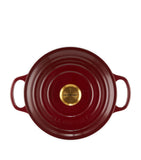 Le Creuset cast iron round casserole dish 24cm, imported from the UK