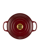 Le Creuset cast iron round casserole dish 24cm, imported from the UK
