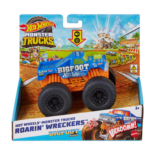 Hot Wheels Monster Trucks Roarin' Wreckers Assortment GOODS Sainsburys   