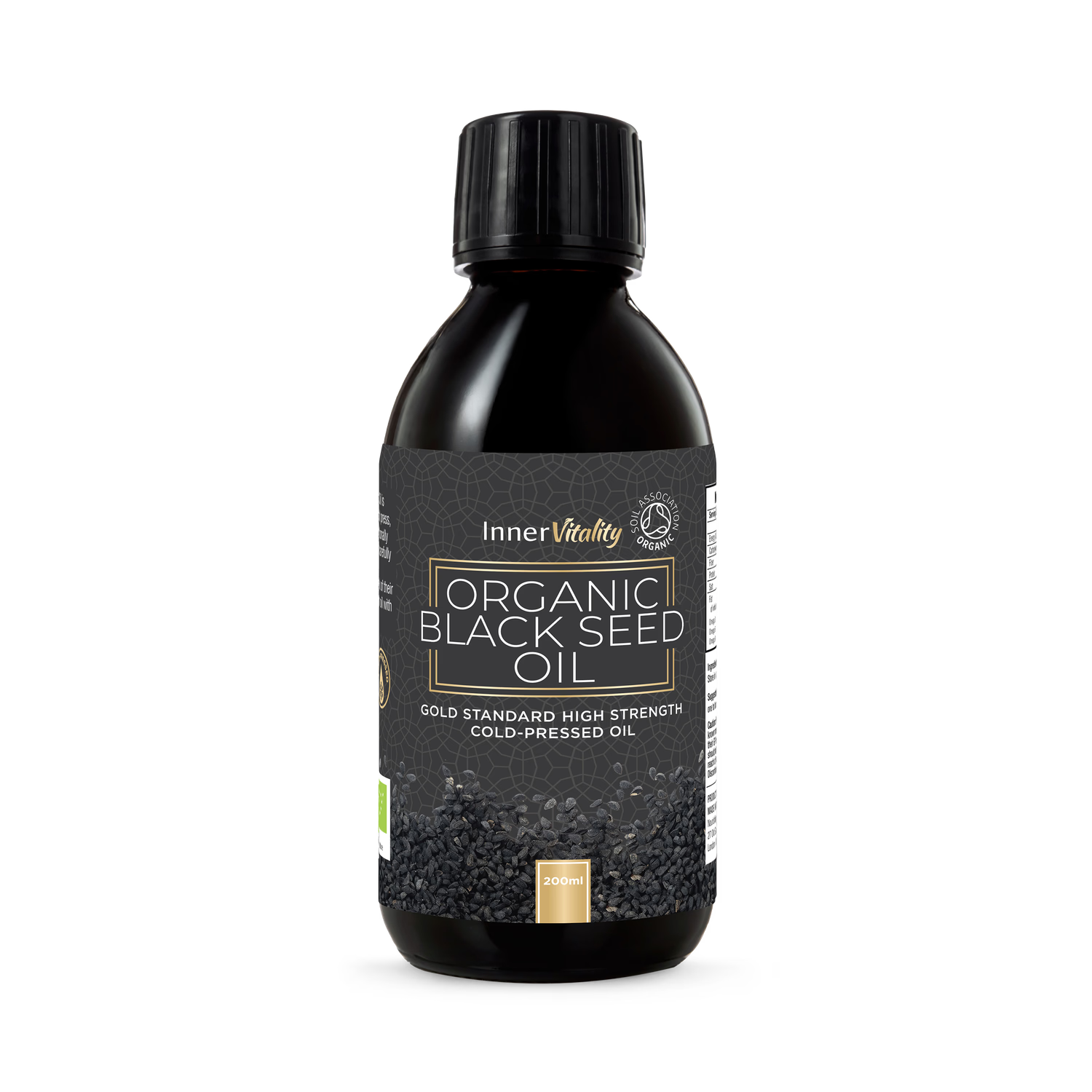 Inner Vitality organic black seed oil 200ml (British brand)