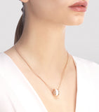 Bvlgari B.zero1 rose gold and ceramic necklace - British product