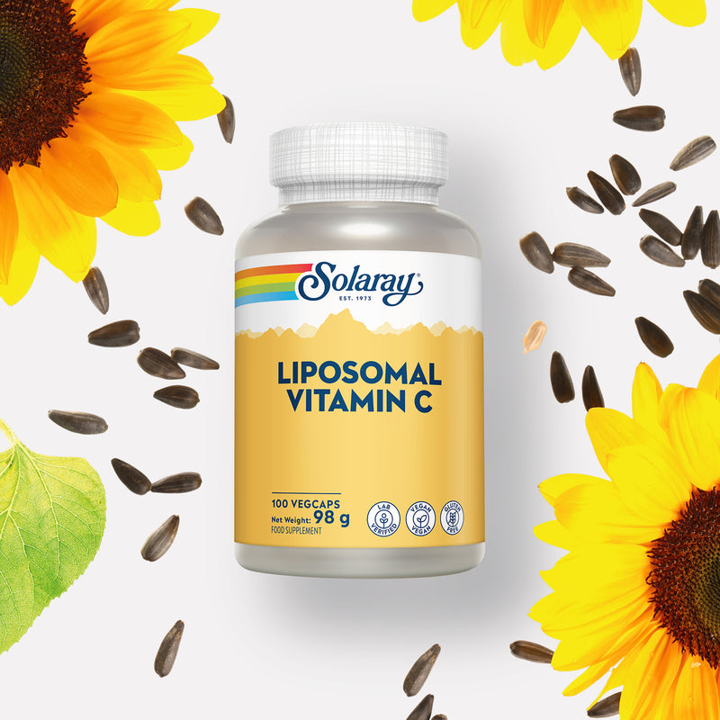 Solaray Liposomal Vitamin C supplement 100 capsules - British product