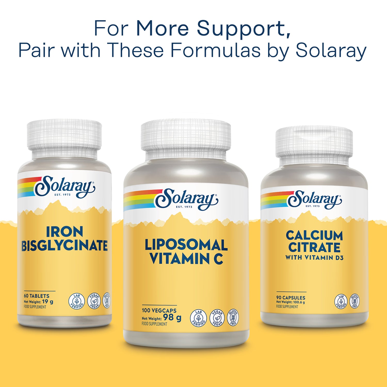 Solaray Liposomal Vitamin C supplement 100 capsules - British product