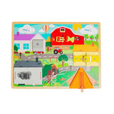 Bigjigs Toys Wooden Life Skills Activity Board GOODS Superdrug   