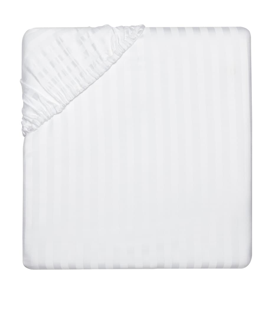 Pratesi Raso Rigato fitted sheet king size 150x200cm, UK version