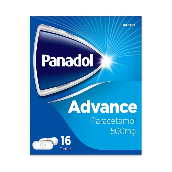 Panadol Advance Pain Relief  500 mg Paracetamol Tablets 16s GOODS Superdrug   