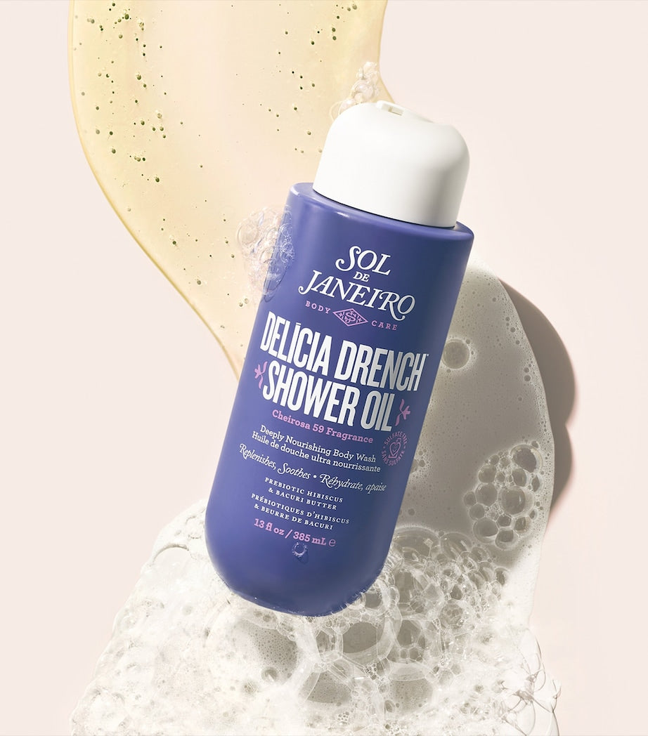 Sol de Janeiro Delícia Drench shower oil 385ml, imported from the UK