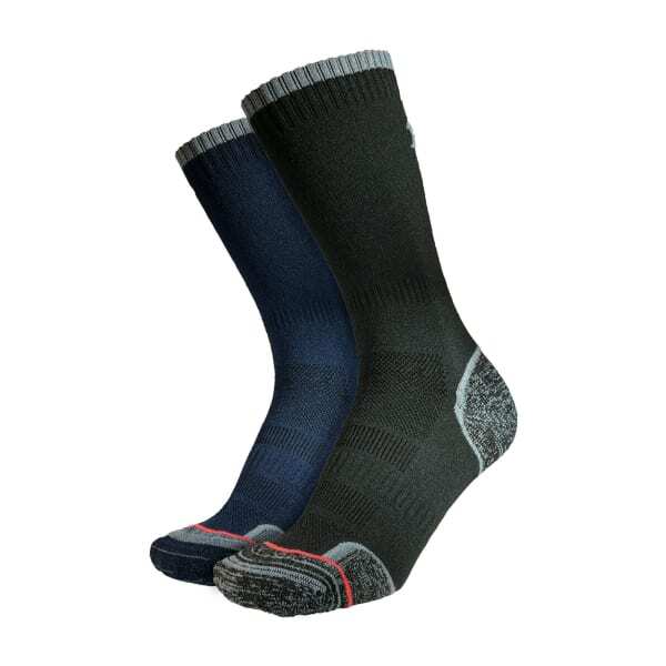 1000 Mile Mens Walk Repreve Single Layer Socks Twin Pack